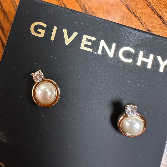 Copy- Givenchy Gold and Silver Statement Earrings - Picture 3 of 3